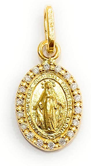 medallas virgen milagrosa oro y plata