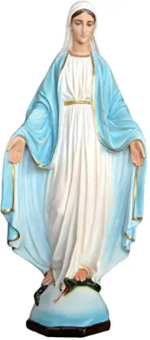 Estatua Virgen Milagrosa 72 cm resina